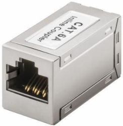 Microconnect MPK140 keystone module (Modular Adapter Shielded RJ45 - CAT6A To connect two network - installation cables, pin out: 1:1, suitable for PoE+ according to IEEE 802.3at - Warranty: 300M)