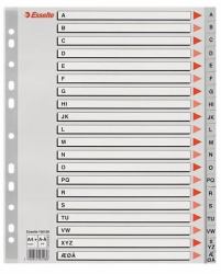 Esselte 100128 tab index Alphabetic tab index Polypropylene [PP] Grey (Esselte register PP A4 maxi A-Ã grÃ¥)