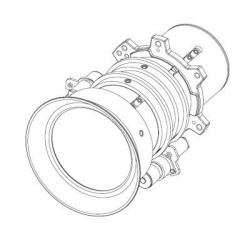 Barco R9801840 projection lens G50-W6, G50-W7, G50-W8, G60-W7, G62-W11, G62-W14, G62-W9, PGWU-62L, PGWU-62L-K (R9801840 - GLD Lens [0.75-0.95 : 1])