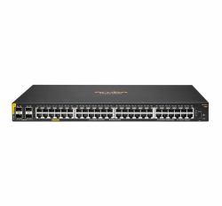 Hewlett Packard Enterprise Aruba 6100 48G Class4 PoE 4SFP+ 370W Managed L3 Gigabit Ethernet [10/100/1000] Power over Ethernet [PoE] 1U Black (HPE ARUBA 6100 48G CLASS4 PoE SWITCH,4SFP+ 370W)