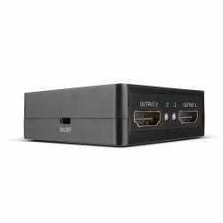 Lindy 38358 Videosplitter HDMI 2x HDMI (2 PORT HDMI 18G SPLITTER - COMPACT)