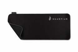 SureFire Silent Flight RGB-680 Gaming mouse pad Black 