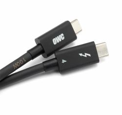 OWC OWCCBLTB4C2.0M Thunderbolt-Kabel 2 m 40 Gbit/s Schwarz (OWC 2.0 Meter Universal Cable and Full Capability for all Thunderbolt 3 - Thunderbolt 4 - USB-C - and USB4 devices.)