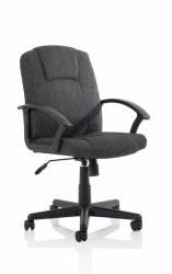 Dynamic EX000248 chaise et fauteuil de bureau Siège rembourré Dossier rembourré (Dynamic Bella Executive Managers Chair Charcoal Fabric)