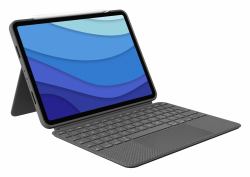 Logitech Combo Touch QWERTZ Deutsch Smart Connector Grau (Logitech Combo Touch DE iPad Pro 11" 1.Gen. 2.Gen. 3.Gen. - Oxford Gray)