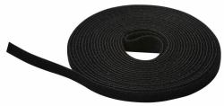 Lanview LVT125466 Kabelbinder Kabelbinder mit Klettverschluss Schwarz 1 Stück[e] (5 meter Velcro roll, 10 mm - Warranty: 60M)