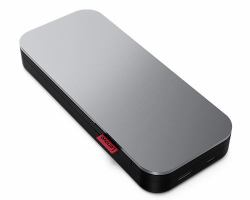 Lenovo Go Lithium-Ion [Li-Ion] 20000 mAh Schwarz, Grau (Lenovo Go USB-C Laptop - Power bank - 1 x battery - lithium polymer - 20000 mAh - 74 Wh - thunder black)