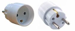 Microconnect GRUDKSCH socket-outlet Type F White (Power Plug Converter, DK to - Schuko F-M 230V 16A - Warranty: 300M)