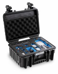 B&W Cases 3000/B/MavicA2 Tasche Schwarz Polypropylen [PP] (B&W International Shipping Case for Drone, Battery, Controller, Accessories, Transportation, Tablet PC, Document)