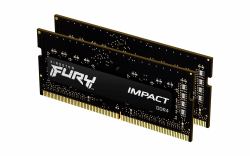 Kingston Technology FURY 16GB 3200MT/s DDR4 CL20 SODIMM [Kit of 2] Impact (Kingston FURY Impact KF432S20IBK2/16 16GB [2x 8GB] SODIMM System Memory, 3200MHz, DDR4, CL20, Intel XMP)