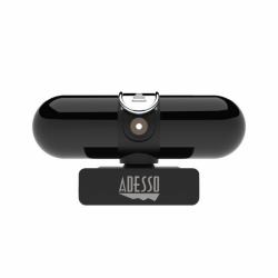 Adesso CyberTrack H7 Webcam 4 MP 2560 x 1440 Pixel USB 2.0 Schwarz (2K [5.0 MP] QUAD HD WEBCAM W/ - BUILDIN MICROPHONE CYBERTRACK H7)