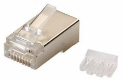 Lanview LVN125419 Drahtverbinder RJ45 Metallisch (RJ45 FTP plug Cat6 for AWG - 24-26 solid/stranded - conductor 10pcs. - Warranty: 300M)