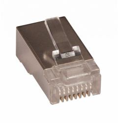 Lanview LVN125430 Drahtverbinder RJ45 Metallisch (RJ45 FTP plug Cat5e for AWG - 24-26 stranded conductor 10 - pcs. - Warranty: 300M)
