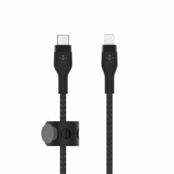 Belkin CAA011BT3MBK lightning cable 3 m Black (PRO FLEX LIGHTNING/USB-C CBL FA - USB-C SILICONE CABLE SUPPORTS FA)