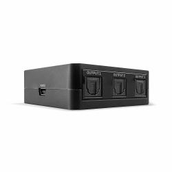 Lindy 70481 Audio-Splitter Schwarz (5PORTTOSLINK[OPTICAL]DIGITALAUDIOSP)