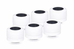 Alphacool 17484 computer cooling system part/accessory Fitting (Alphacool Eiszapfen PRO 16mm Hard Tube Compression White Fitting - Six Pack)