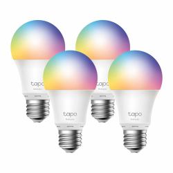 TP-Link Tapo L530E[4-PACK] Smart Lighting Intelligentes Leuchtmittel WLAN 8,7 W (Tapo Smart Wi-Fi Light Bulb, - Multicolor - Warranty: 12M)