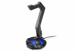 Sharkoon X-Rest 7.1 Active holder Headphones, Headset Black (Sharkoon X-Rest 7.1 - lydkort)