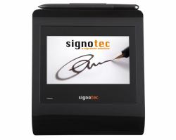 Signotec ST-GERT-3-U100 Unterschrift-Erfassungsblock 12,7 cm [5"] Schwarz LCD (Gamma 5" Colour ERT - ST-GERT-3-U100, 12.7 cm [5"], - LCD, 800 x 480 pixels, 108 x 65 mm, Black, 160 mm - Warranty: 24M)