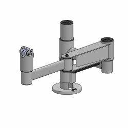 SP2 SpacePole Drive Trough - solution without plate - - Black - Warranty: 60M