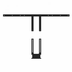 Hagor 2286 Zubehör für Monitorhalterung (POLY DISPLAY ADAPTER 55 - 75 - )