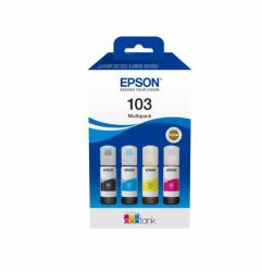 Epson C13T00S64A Druckerpatronennachfüller Original (Epson 103 Multipack - 4er-Pack - Schwarz, Cyan, Magenta, Gelb - original - NachfÃ¼lltinte - fÃ¼r Epson L1210, L3210, L3211, L3256, L3260, L...