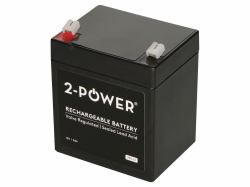 2-Power 2P5-12 Batterie de l'onduleur Sealed Lead Acid [VRLA] 12 V 5 Ah (2-Power 12V 5Ah VRLA Security Battery)