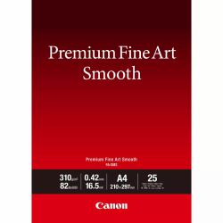 Canon FA-SM 2 A4 Weiß weich (Canon Premium Fine Art FA-SM2 - Seidig - 16,5 mil - A4 [210 x 297 mm] - 310 g/mÂ² - 82 Pfund - 25 Blatt Fotopapier - fÃ¼r imagePROGRAF PRO-1000, PRO-300, PIXMA PRO...