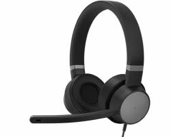 Lenovo Go Wired ANC Kopfhörer Kabelgebunden Kopfband Car/Home office USB Typ-C Schwarz (Lenovo Go Wired ANC Headset [Thunder Black])