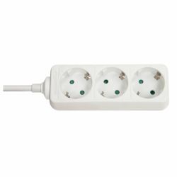 Lindy 73100 prolunghe e multiple 3 presa[e] AC Interno Bianco (3-FACH SCHUKO STECKDOSENLEISTE - )