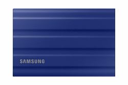 Samsung MU-PE1T0R 1 TB USB Typ-C 3.2 Gen 2 [3.1 Gen 2] Blau (Samsung T7 Shield MU-PE1T0R - SSD - encrypted - 1 TB - external [portable] - USB 3.2 Gen 2 [USB-C connector] - 256-bit AES - blue)