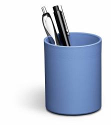 Durable ECO pen/pencil holder Recycled plastic Blue (Durable Pen Cup Blue)