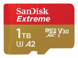 SanDisk Extreme 1 TB MicroSDXC UHS-I Klasse 3 (SanDisk Extreme - flashhukommelseskort)