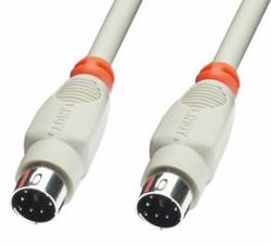 Lindy PS/2 1.0m PS/2-Kabel 1 m Grau (PS/2 ANSCHLUSSKABEL 1M - )