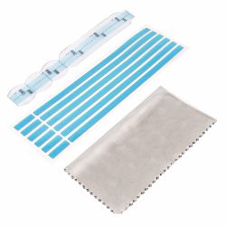 StarTech.com Sichtschutz Halterung, universelles Montagesatz für Blickschutzfolie/Sichtschutzfolie mit Klebepads,Klebestreifen und Kleberahmen, Sichtschutz Ersatz Montage Set[Sichtschutzfolie nich...