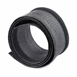StarTech.com 3 m Kabelschlauch mit Klettverschluss, kürzbare, hochbelastbare Kabelhülle, 3 cm Durchmesser, Netzgewebeschlauch, Kabelmanagement / Kabel Organizator / Kabelbündelschlauch / Kabelt�...