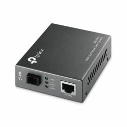 TP-Link MC112CS Netzwerk Medienkonverter 100 Mbit/s Einzelmodus Schwarz (TP-LINK RJ45 TO SINGLE-MODE SC FIB CONV)