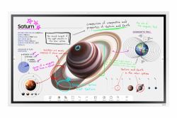 Samsung WM65B lavagna interattiva 165,1 cm [65"] 3840 x 2160 Pixel Touch screen Grigio, Bianco (WM65B 165.1 cm [65"] VA Wi-Fi - 500 cd/mÂ² 4K Ultra HD - Touchscreen 16/7 - Warranty: 36M)