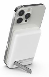 Belkin BoostCharge 5000 mAh Kabelloses Aufladen Weiß (BOOST CHARGE MAGNETIC WIRELESS - POWERBANK STAND 5.000 MAH WHITE)
