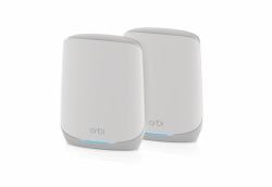 NETGEAR Orbi RBK762S Banda tripla [2.4 GHz/5 GHz/5 GHz] Wi-Fi 6 [802.11ax] Bianco 5 Interno (ORBI AX5400 MESH SYSTEM - 2-SET INCL.1 JAHR ARMOR BNDL)