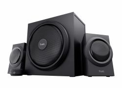 Trust Yuri speaker set 60 W Universal Black 2.1 channels 1-way 15 W (Trust Yuri - hÃ¸jttalersystem - til PC)