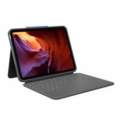 Logitech Rugged Folio QWERTY Spanish Smart Connector Graphite (RUGGED FOLIO FOR IPAD-10TH GEN - OXFORD GREY ESP SOUTHWEST-424)