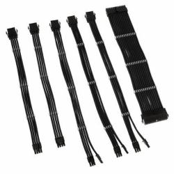 Kolink COREADEPT-EK-BLK Internes Stromkabel 0,35 m (Kolink Core Adept Braided Cable Extension Kit - Jet Black)