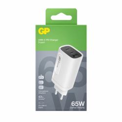 GP Batteries GaN PD Akkuladegerät AC (GP Wall Charger USB-C GaN PD 65W, 3-po)