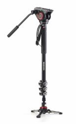 Manfrotto MVMXPRO500 Kamera-Einbeinstativ 1/4, 3/8" Aluminium Schwarz (XPRO Monopod+, 2100 g, 203 - cm, 5 kg - Warranty: 12M)