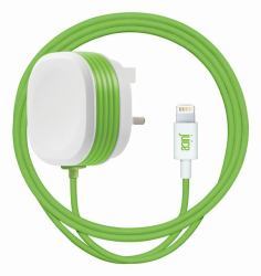 Juice JUI-MAINS-LIGHT-20W-ECO Ladegerät für Mobilgeräte Kopfhörer, Smartphone, Tablets Blau AC Schnellladung Drinnen (JUICE MAINS LIGHTNING - INTEGRATED 20W)