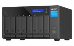 QNAP TVS-h874X NAS Tower Intel® Core™ i9 64 GB DDR4 0 TB QuTS hero Schwarz (8-bay QuTS hero NAS | Intel Core i9 16-core [8 Performance cores + 8 Efficient cores] /24-thread | 64GB SO-DIMM DDR4[m...