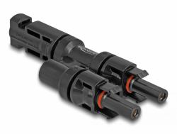 DeLOCK 60022 Kabeladapter 1 x DL4 2 x DL4 Schwarz (DL4 Solar Konnektor 1 x Stecker zu 3 Buchse, PC-ZubehÃ¶r, Funk Netzwerk)