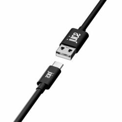 Juice JUI-CABLE-TYPEC-1M-RND-ECO-BLK USB Kabel USB C USB A Schwarz (2M ROUND TYPE C - ECO BLACK)