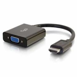 C2G Adapter-Dongle HDMI®-Stecker auf VGA-Buchse (C2G HDMI Male to VGA Female Adapter Converter Dongle)